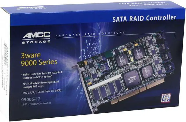 Alt view image 4 of 4 - 3ware 9500S-12 PCI SATA Controller Card