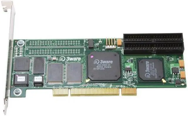 Alt view image 2 of 4 - 3ware 7006-2 PCI 2.2 compliant 32-bit/66MHz bus master IDE RAID Card