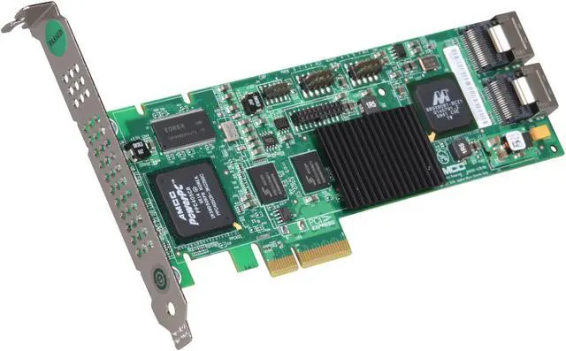 Main image of 3ware 9650SE-8LPML PCI Express SATA II Controller Card RAID Levels 0, 1, 5, 6, 10, 50, Single Disk, JBOD, KIT