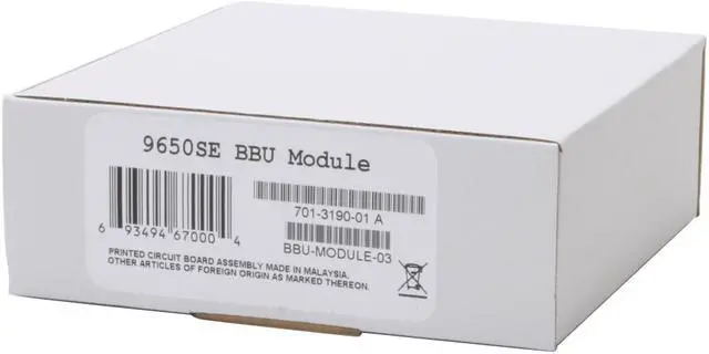 Alt view image 2 of 2 - 3ware BBU-MODULE-03 Battery Backup Unit for 3ware RAID Controllers