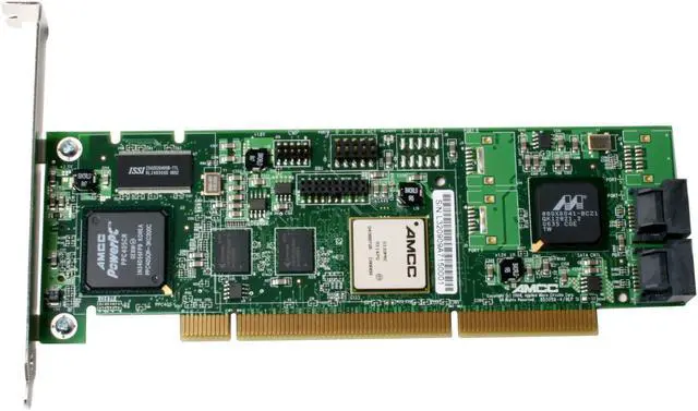 Alt view image 2 of 6 - 3ware 9550SXU-4LP KIT 64-bit/133MHz PCI-X SATA II (3.0Gb/s) RAID RoHS Controller Card - Kit