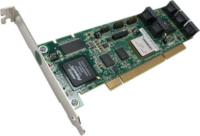 Alt view image 2 of 8 - 3ware 9550SXU-8LP 64bit/133MHz PCI-X SATA II (3.0Gb/s) RoHS Controller Card - 10PK - OEM integrator - no cable