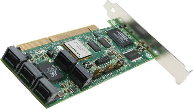 Alt view image 6 of 8 - 3ware 9550SXU-8LP 64bit/133MHz PCI-X SATA II (3.0Gb/s) RoHS Controller Card - 10PK - OEM integrator - no cable