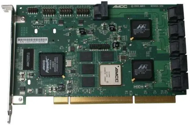 Alt view image 2 of 4 - 3ware 9550SXU-12 KIT 64bit/133MHz PCI-X SATA II (3.0Gb/s) RAID RoHS Controller Card - Kit