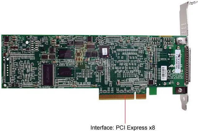 Alt view image 4 of 7 - 3ware 9690SA-8E-KIT PCI-Express x8 Serial Attached SCSI (SAS) Controller Card - Kit