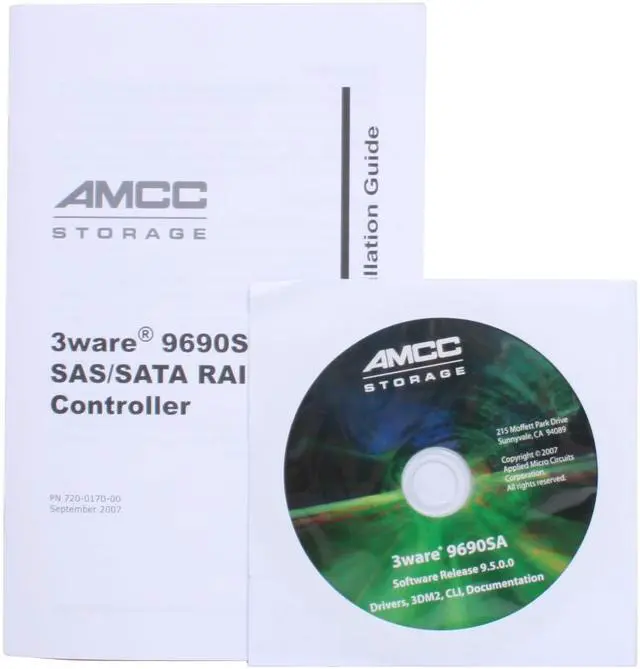 Alt view image 6 of 7 - 3ware 9690SA-8E-KIT PCI-Express x8 Serial Attached SCSI (SAS) Controller Card - Kit