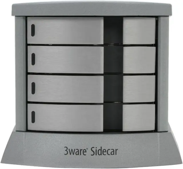Alt view image 2 of 8 - 3ware SIDECAR-KIT-US RAID levels 0, 1, 5, 10 and JBOD 4 3.5" Drive Bays RAID Sub-Systems