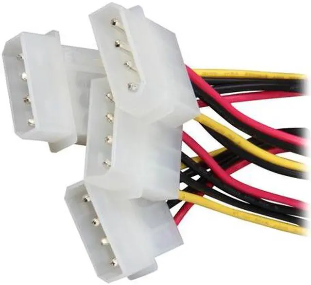 Alt view image 2 of 4 - 3ware CBL-SAS8087OCF-06M 0.6m (SFF-8087) SAS/SATA breakout cable, forward, 4x (SFF8482) with power