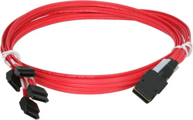 Alt view image 3 of 3 - 3ware CBL-SFF8087OCF-10M 1 Unit of 1M Multi-lane Internal (SFF-8087) Serial ATA Breakout Cable