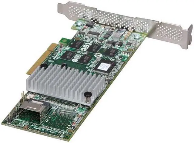 Alt view image 5 of 6 - 3ware Internal 9750-4i SATA/SAS 6Gb/s PCI-Express 2.0 w/ 512MB onboard memory Controller Card, Single