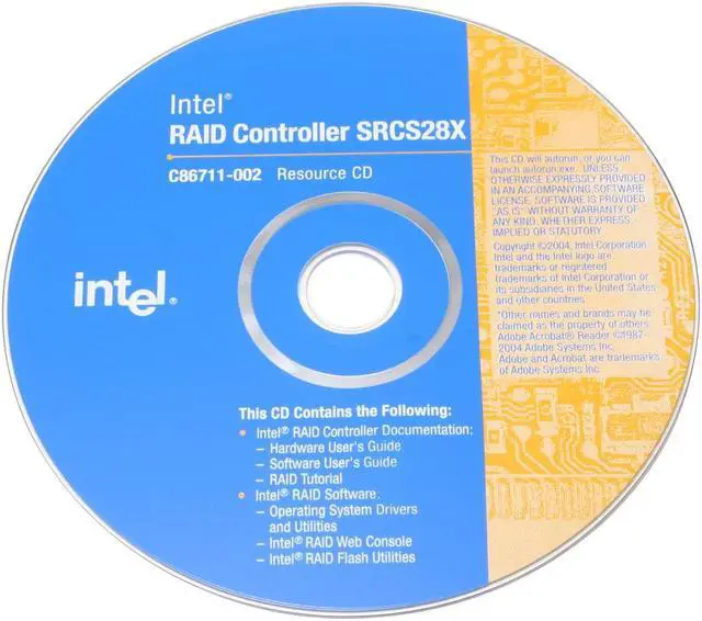 Alt view image 3 of 4 - Intel SRCS28X PCI-X SATA II (3.0Gb/s) Controller Card
