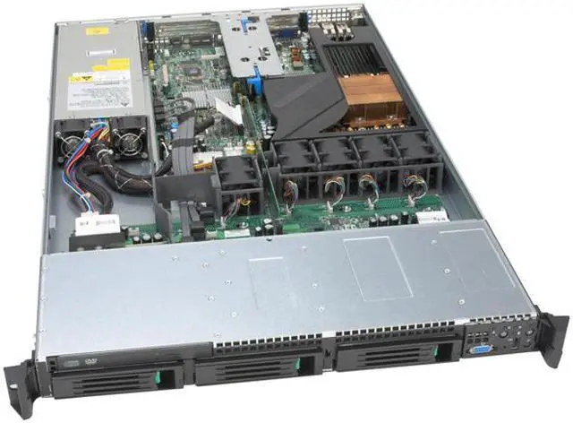 Alt view image 4 of 4 - Intel SR1550ALSASRNA 1U Rack Server Barebone Dual LGA 771 Intel 5000P DDRII 667/533