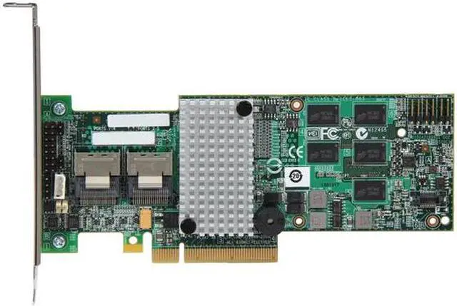 Alt view image 4 of 5 - Intel RAID SAS/SATA 8 internal port w/ 512MB cache memory PCI-E 2.0 x8 Controller Card (RS2BL080)