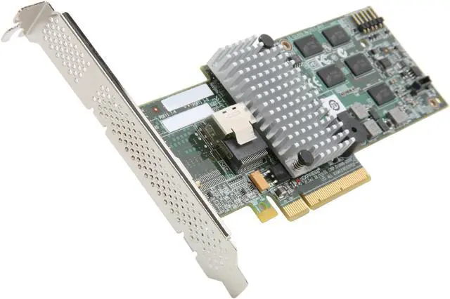 Main image of Intel RAID SAS/SATA 4 internal port w/ 512MB cache memory PCI-E 2.0 x8 Controller Card (RS2BL040)