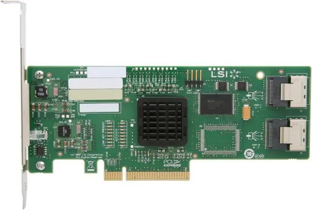 Alt view image 3 of 5 - Intel RAID Controller Card SATA/SAS PCI-E x8 8internal ports (SASUC8I)