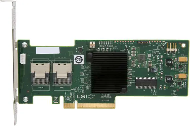 Alt view image 3 of 6 - Intel RAID Controller Card 6G SAS PCI-E x8 8 internal ports (RS2WC080)