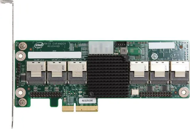 Alt view image 4 of 8 - Intel RAID Twenty-four port Expander Card RES2SV240