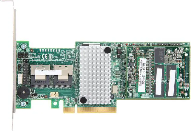 Alt view image 3 of 5 - Intel RAID SAS/SATA 8 internal port w/ 1GB cache memory PCI-E 2.0 x8 Controller Card (RS25DB080)