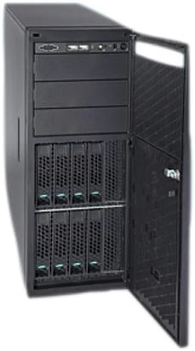 Alt view image 4 of 5 - Intel P4308CP4MHEN 4U Pedestal Server Barebone Dual LGA 2011 DDR3 1600/1333/1066