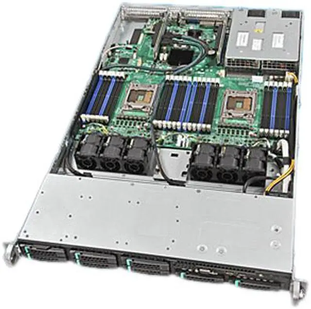Alt view image 2 of 4 - Intel R1208GZ4GC 1U Rack Server Barebone Dual LGA 2011 DDR3 1600