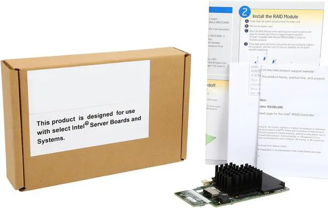 Alt view image 5 of 5 - Intel RMS25CB040 PCI-Express 2.0 x8 SATA / SAS Integrated RAID Module