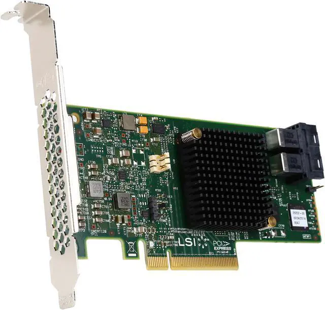 Main image of Intel RS3WC080 PCI-Express 3.0 x8 Low Profile Ready SATA / SAS Controller Card