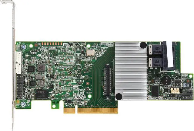 Alt view image 3 of 5 - Intel RS3DC080 PCI-Express 3.0 x8 Low Profile Ready SATA / SAS Controller Card