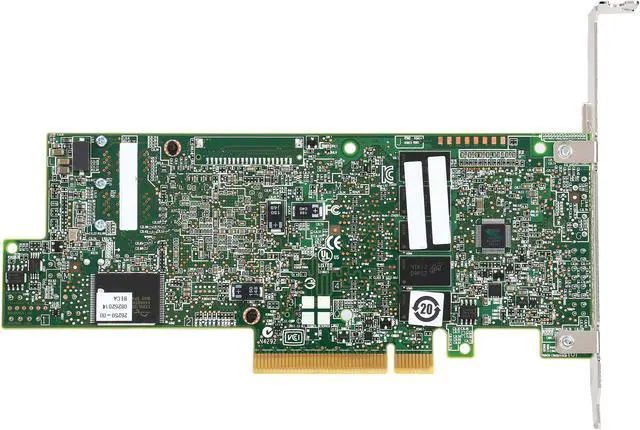 Alt view image 4 of 5 - Intel RS3DC080 PCI-Express 3.0 x8 Low Profile Ready SATA / SAS Controller Card