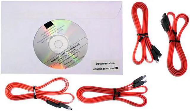 Alt view image 3 of 4 - LSI 1504064 64-bit 66 MHz PCI SATA MegaRAID 150-4 Kit 4 Port 64MB