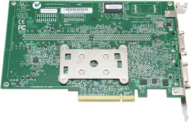 Alt view image 3 of 4 - LSI LSI00049 PCI Express SATA / SAS MegaRAID 8480E 8 Port 3G 256MB