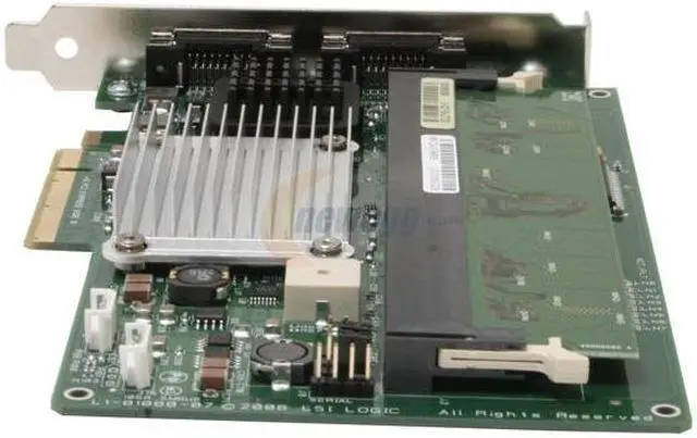 Alt view image 4 of 7 - LSI LSI00049-F PCI Express SATA / SAS MegaRAID 8480E 8 Port 256MB