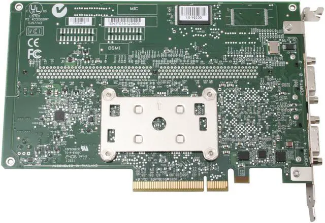 Alt view image 5 of 7 - LSI LSI00049-F PCI Express SATA / SAS MegaRAID 8480E 8 Port 256MB