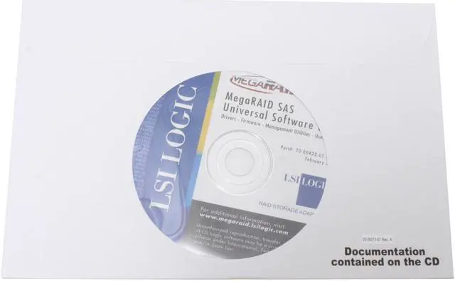 Alt view image 6 of 7 - LSI LSI00049-F PCI Express SATA / SAS MegaRAID 8480E 8 Port 256MB