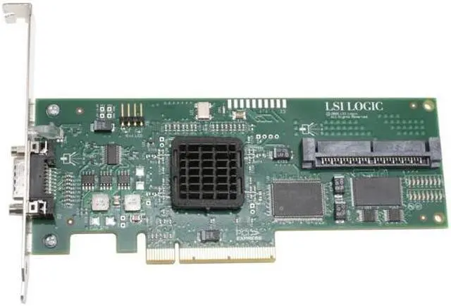 Alt view image 3 of 8 - LSI LSI00110 8-lane, 2.5Gb/s PCI Express SATA / SAS SAS3442E-R 3Gb/s 8-port IR