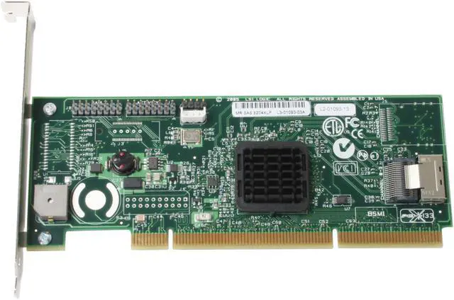 Alt view image 2 of 5 - LSI LSI00131 PCI-X 64-bit/133MHz SATA / SAS MegaRAID SAS 8204XLP