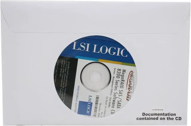 Alt view image 7 of 8 - LSI MegaRAID SATA/SAS 8204ELP 3Gb/s PCI-Express 1.0 RAID Controller Card, Kit