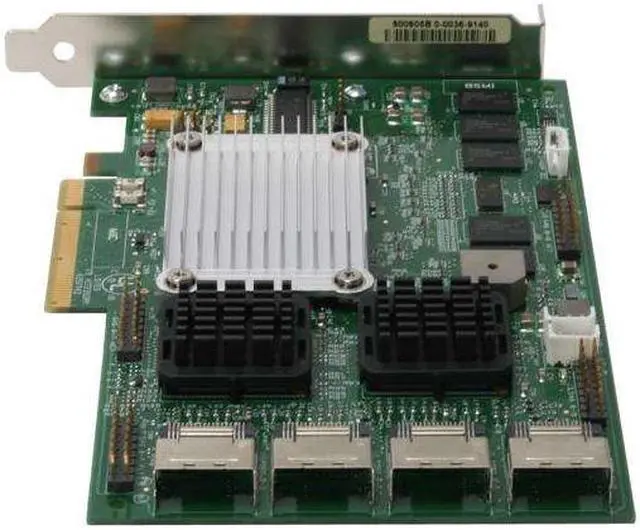 Alt view image 3 of 4 - LSI MegaRAID SATA/SAS 84016E 3Gb/s PCI-Express w/ 256MB onboard memory RAID Controller Card, Single