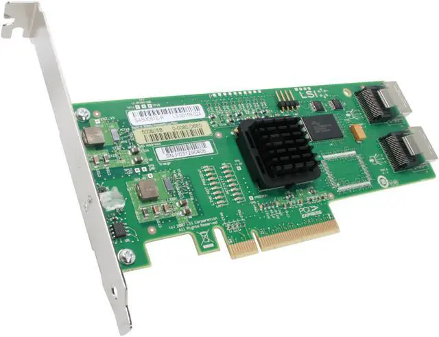 Main image of LSI Internal SATA/SAS SAS3081E-R 3Gb/s PCI-Express 1.1 RAID Controller Card, Kit