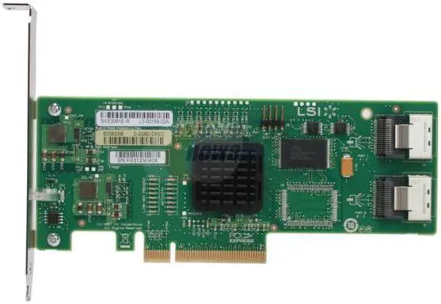 Alt view image 3 of 6 - LSI Internal SATA/SAS SAS3081E-R 3Gb/s PCI-Express 1.1 RAID Controller Card, Kit