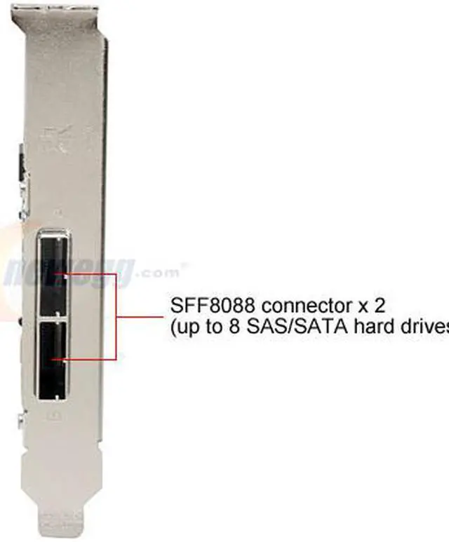 Alt view image 2 of 6 - LSI MegaRAID SATA/SAS 8880EM2 3Gb/s PCI-Express w/ 512MB onboard memory RAID Controller Card, Single