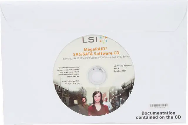 Alt view image 5 of 6 - LSI MegaRAID SATA/SAS 8880EM2 3Gb/s PCI-Express w/ 512MB onboard memory RAID Controller Card, Single