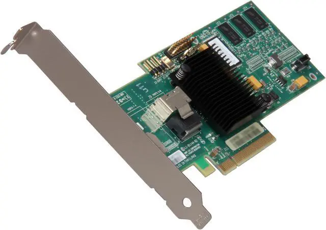 Main image of LSI MegaRAID SATA/SAS 8704EM2 3Gb/s PCI-Express w/ 128MB onboard memory RAID Controller Card, Kit