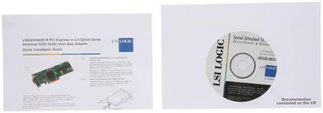 Alt view image 5 of 6 - LSI SAS3442E-R PCI Express SATA / SAS Controller Card Single Pack