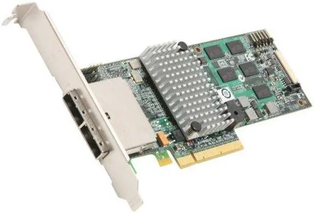 Alt view image 2 of 7 - LSI MegaRAID SATA/SAS 9280-8e 6Gb/s PCI-Express 2.0 w/ 512MB onboard memory RAID Controller Card, Single--Avago Technologies