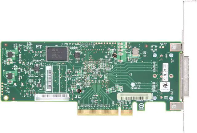 Alt view image 5 of 5 - LSI LSI00188 PCI Express Low Profile Ready SATA / SAS 9200-8e Controller Card (Single Pack)--Avago Technologies