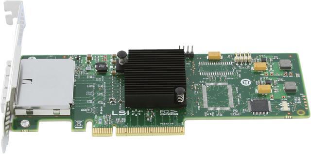 LSI LSI00188 PCI-Express 2.0 x8 SATA / SAS 9200-8e Controller Card