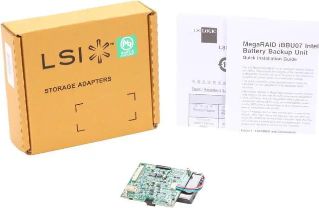 Alt view image 5 of 5 - LSI LSI00161 MegaRAID LSIiBBU07 Battery Backup Unit for 8880EM2, 9260-xx and 9280-xx--Avago Technologies