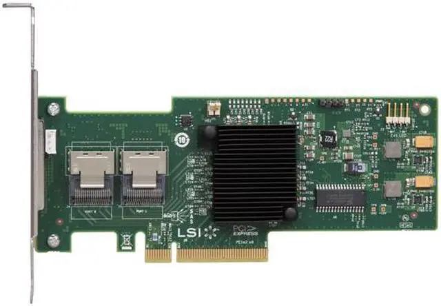Alt view image 2 of 4 - LSI MegaRAID Internal  Low-Power SATA/SAS 9240-8i 6Gb/s PCI-Express 2.0 RAID Controller Card, Kit--Avago Technologies