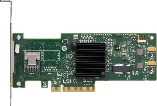 Alt view image 2 of 4 - LSI MegaRAID Internal  Low-Power SATA/SAS 9240-4i 6Gb/s PCI-Express 2.0 RAID Controller Card, Kit--Avago Technologies