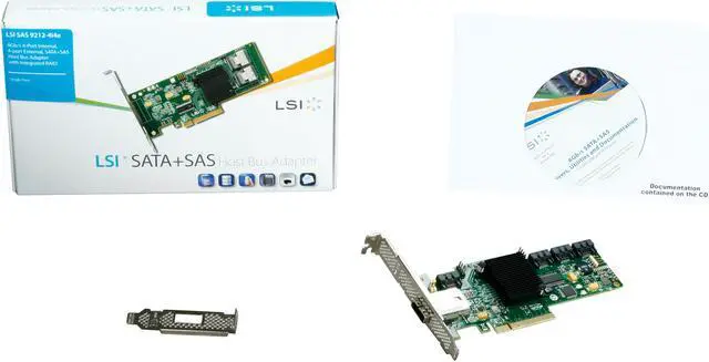 Alt view image 6 of 6 - LSI SATA / SAS 9212-4i4e 6Gb/s PCI-Express 2.0 RAID Controller Card, Single--Avago Technologies